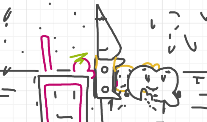 A panel from I've Been Everywhere, Man, episode nine of the Board Boards object show by Furretwalk/WalkingFurret.